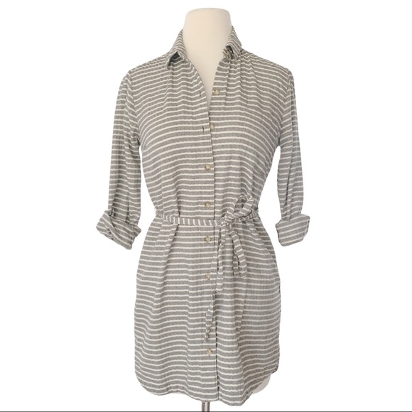 Abercrombie & Fitch stripe button dress size XSP - Picture 1 of 6